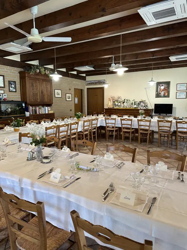 Sala per matrimonio dell'Agriturismo Al Buttasella con ampio spazio di movimento a Lavariano di Mortegliano (UD).